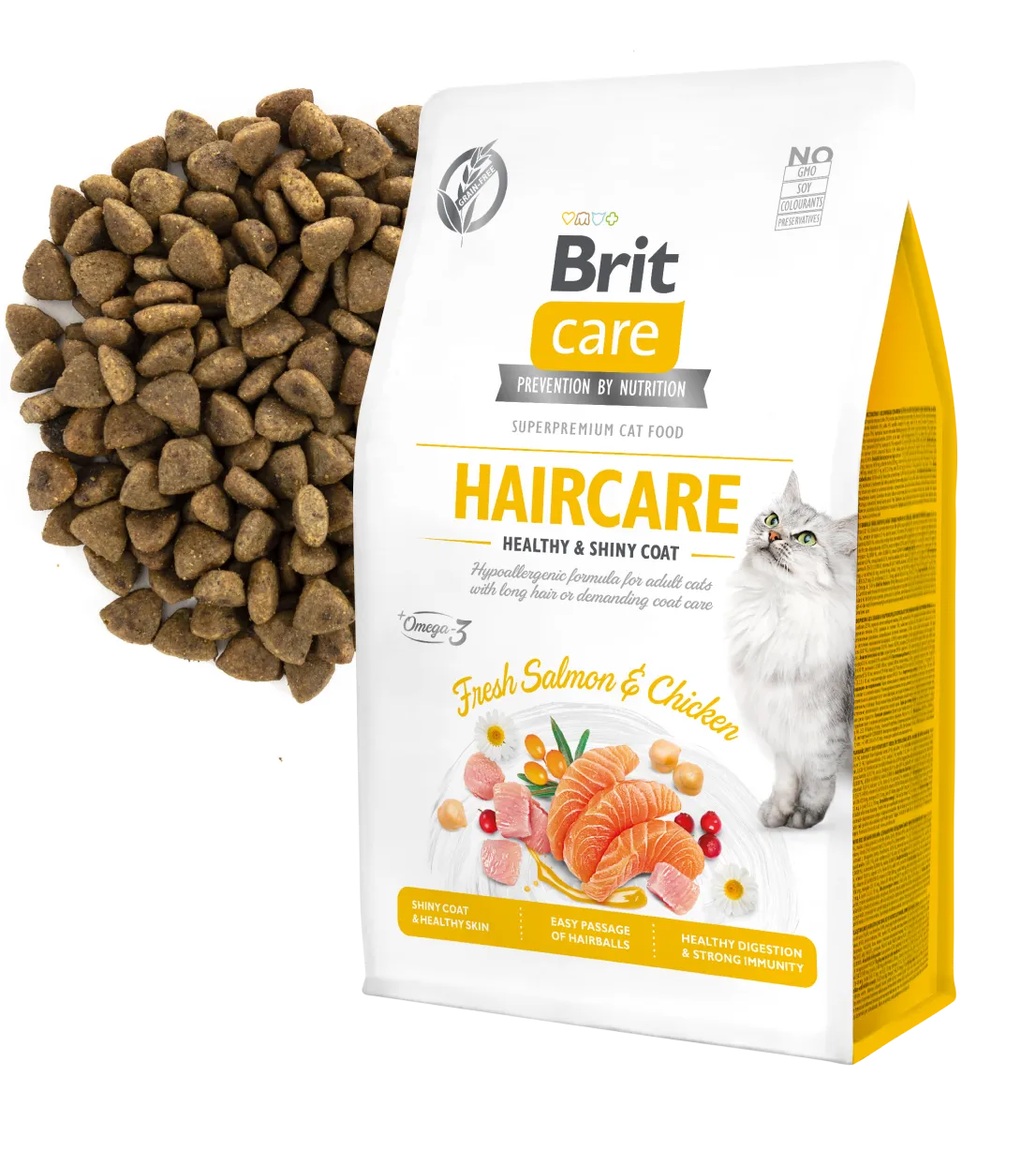 Фото 5-2 Brit Care Cat GF Haircare Healthy&Shiny Coat