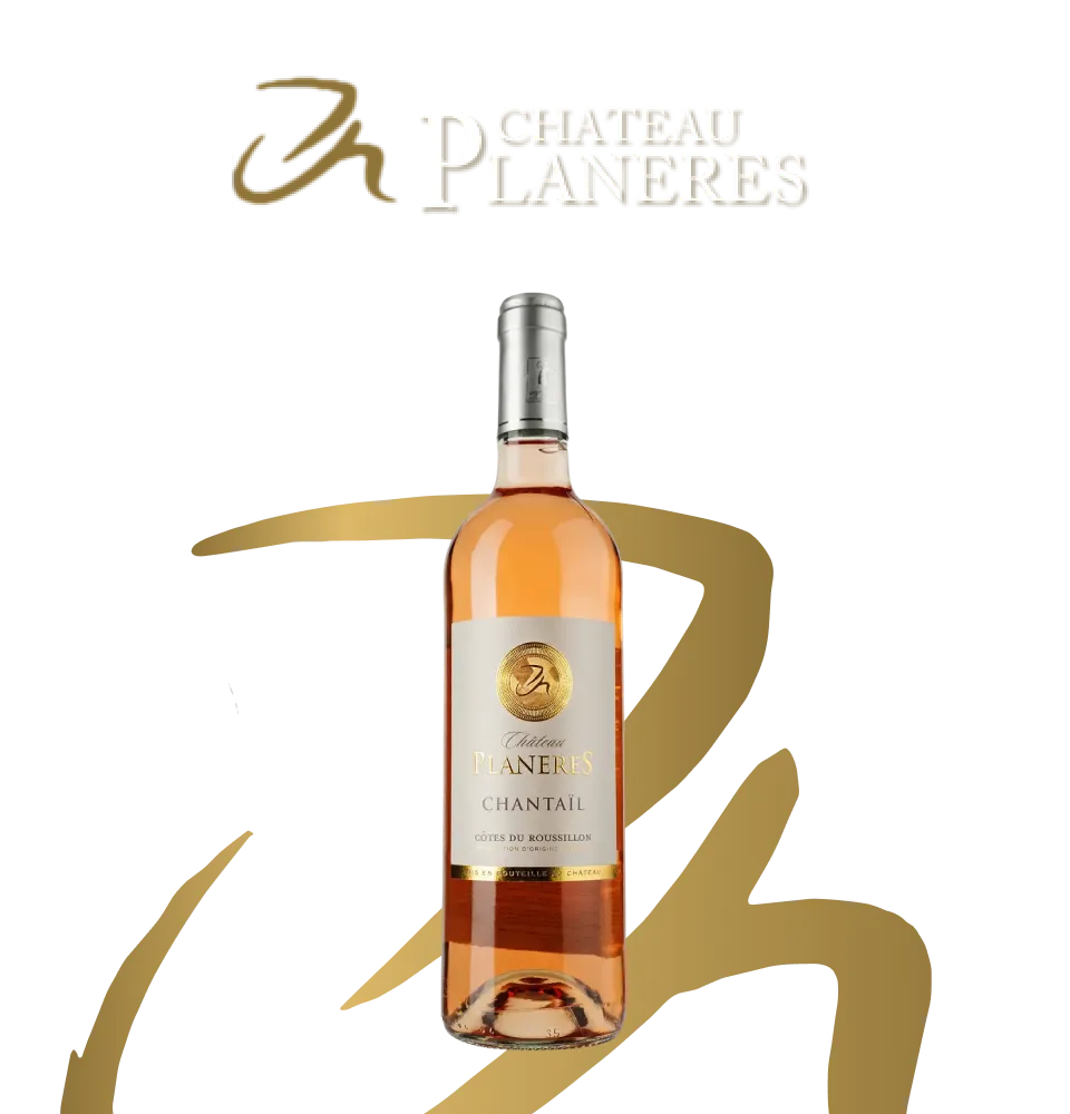 Фото 1 Chateau Planeres Cuvee Chantail Rose AOP Cotes du Roussillon