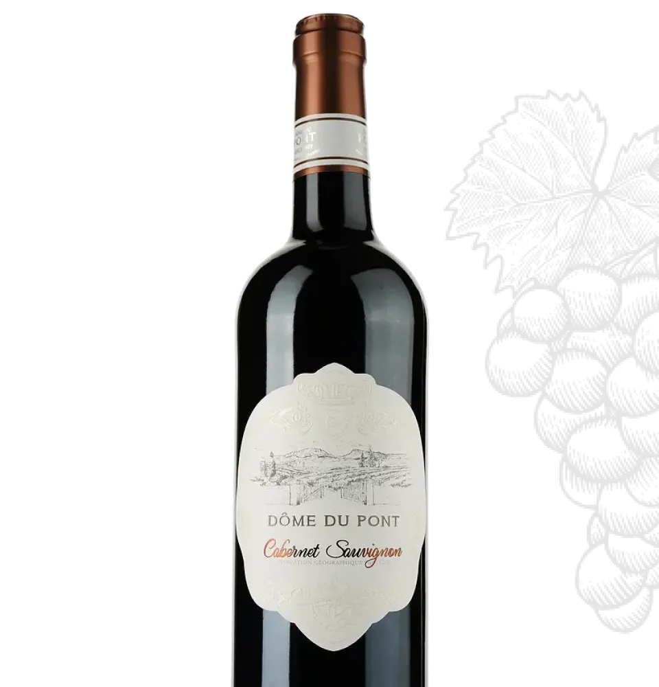 Фото 2 Dome du Pont Cabernet Sauvignon Rouge IGP Pays D'Oc