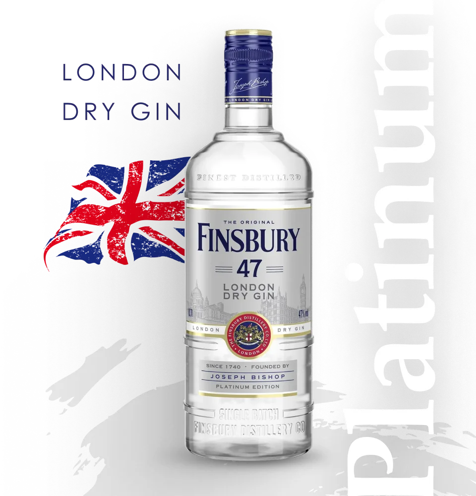 Фото 1 Finsbury Platinum London Dry Gin