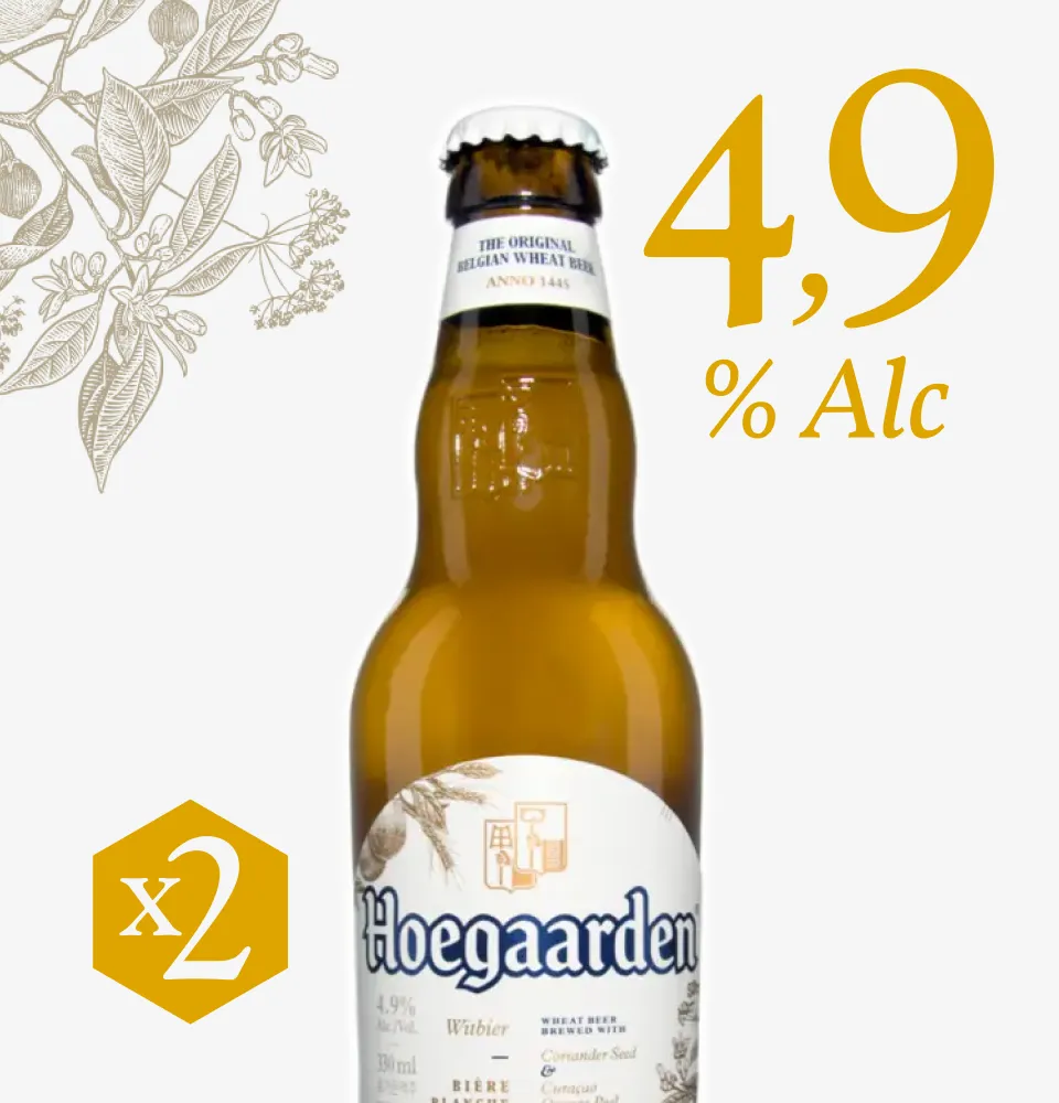 Фото 2 Белое нефильтрованное пиво Hoegaarden