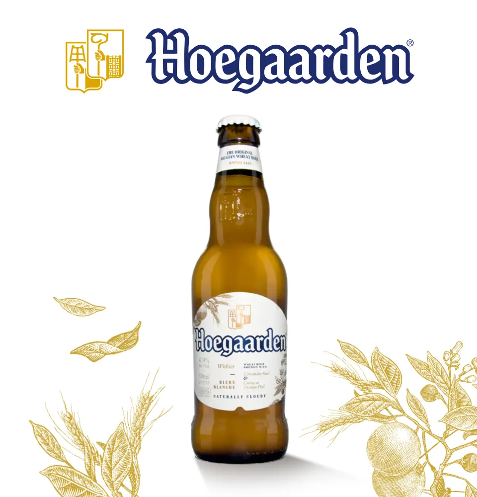 Фото 1 Белое нефильтрованное пиво Hoegaarden