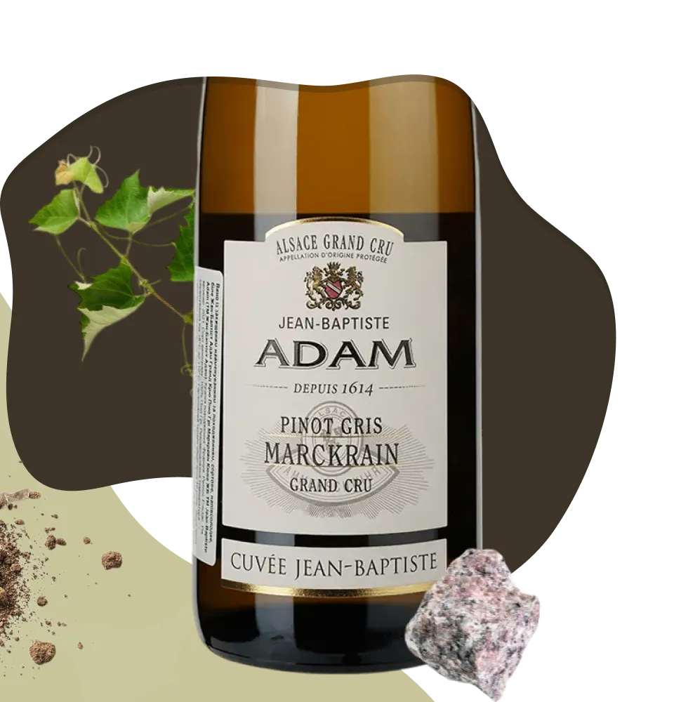 Фото 2 Jean-Baptiste Adam Grand Cru Pinot Gris Marckrain Cuvee