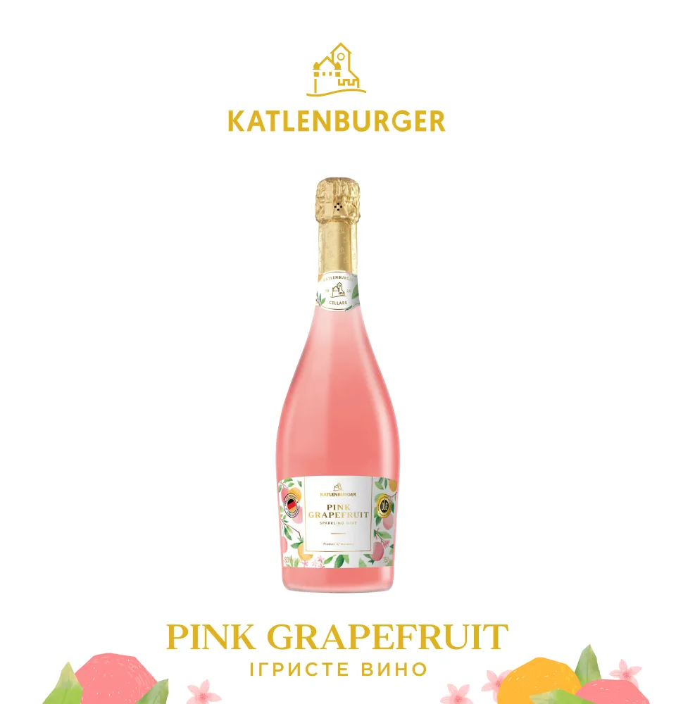 Фото 1 Katlenburger Pink Grapefruit Sparkling Wine