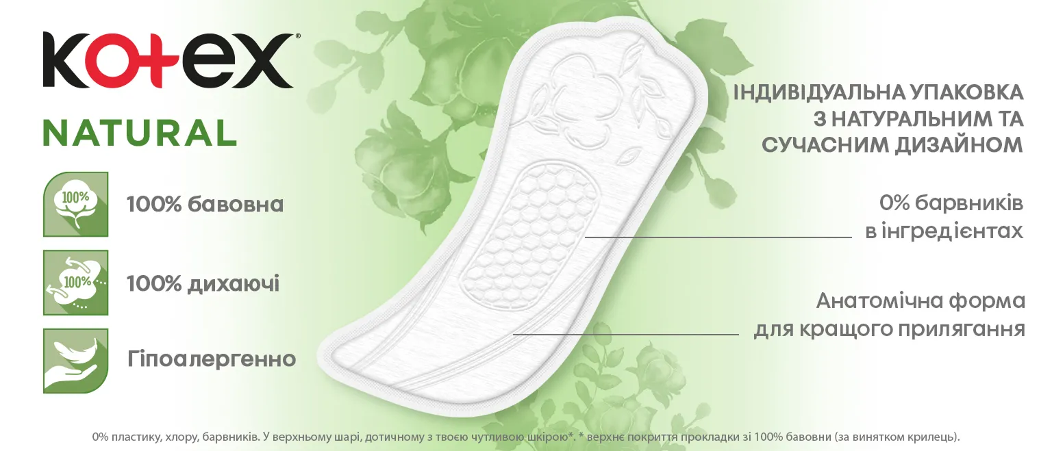 Фото 1 Kotex Natural Normal