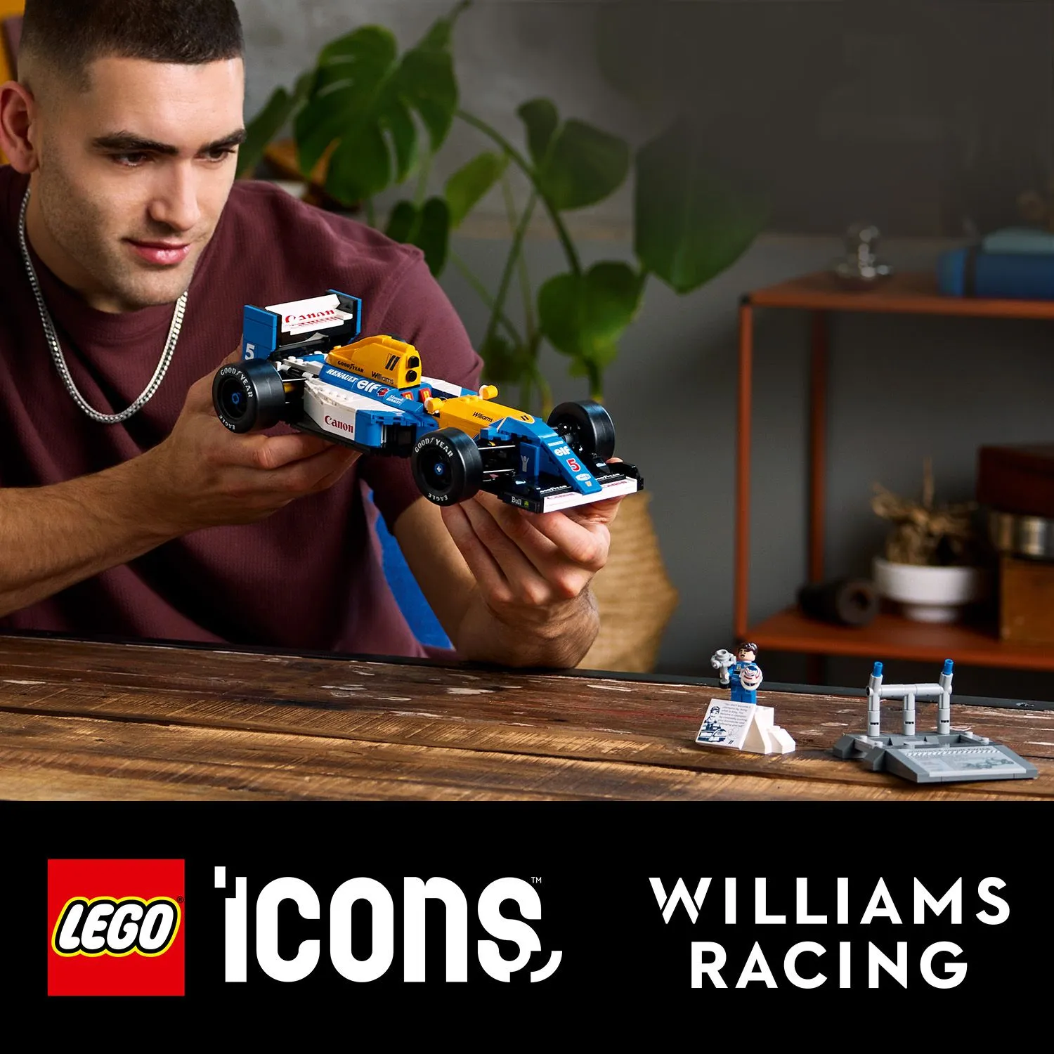 Точная копия гоночного автомобиля LEGO® F1