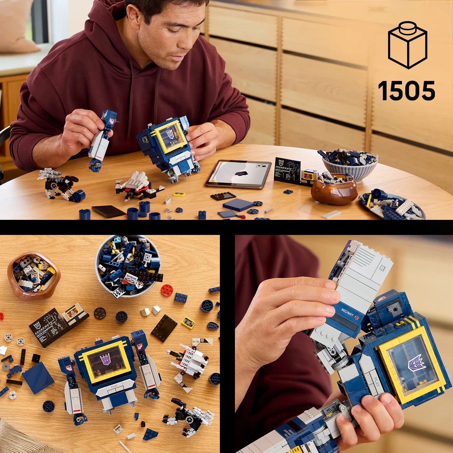 Воссоздайте 3 знаковых персонажа