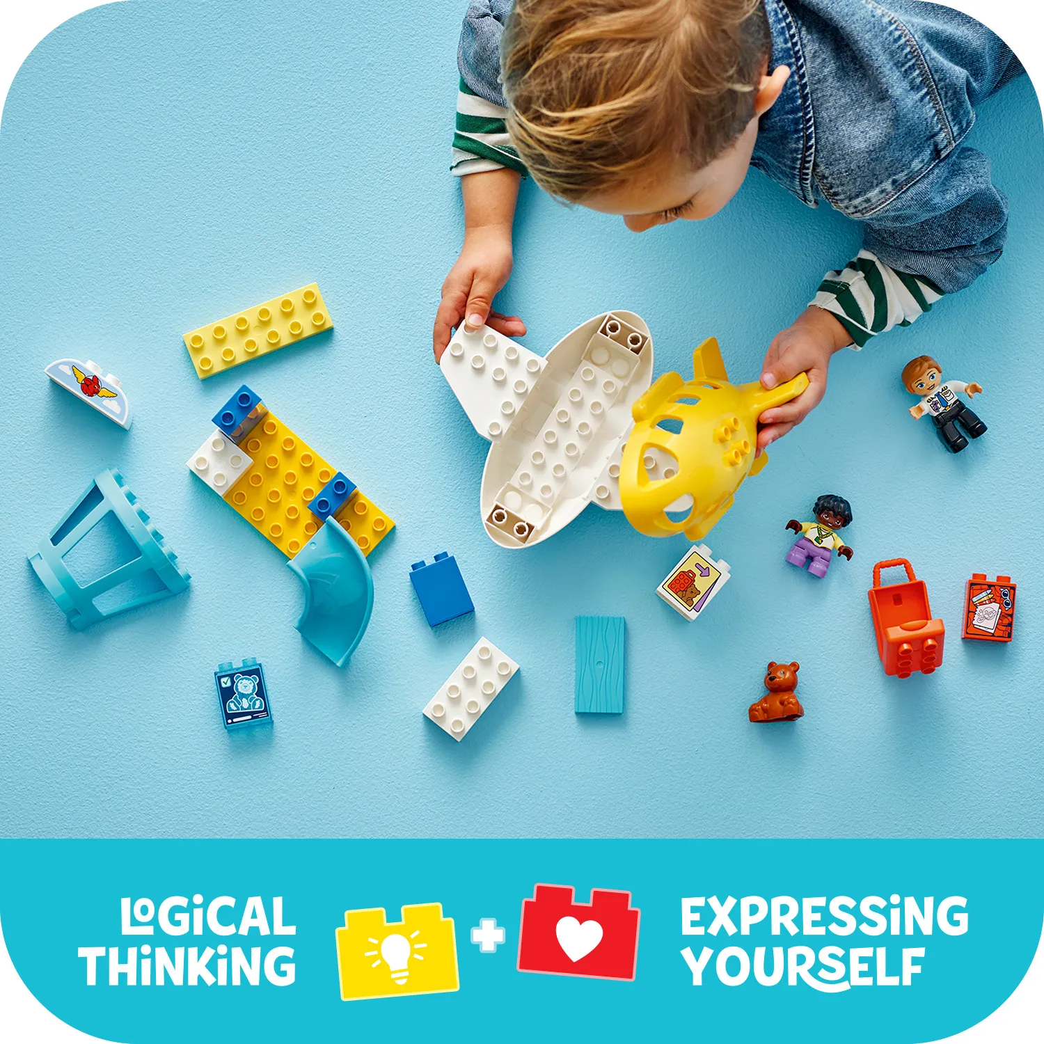 Барвистий ігровий набір для конструювання та навчання