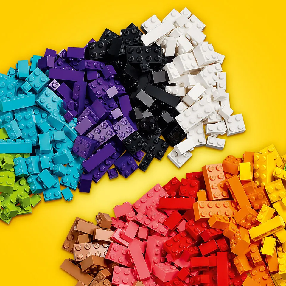 1000 кубиків, 10 яскравих кольорів