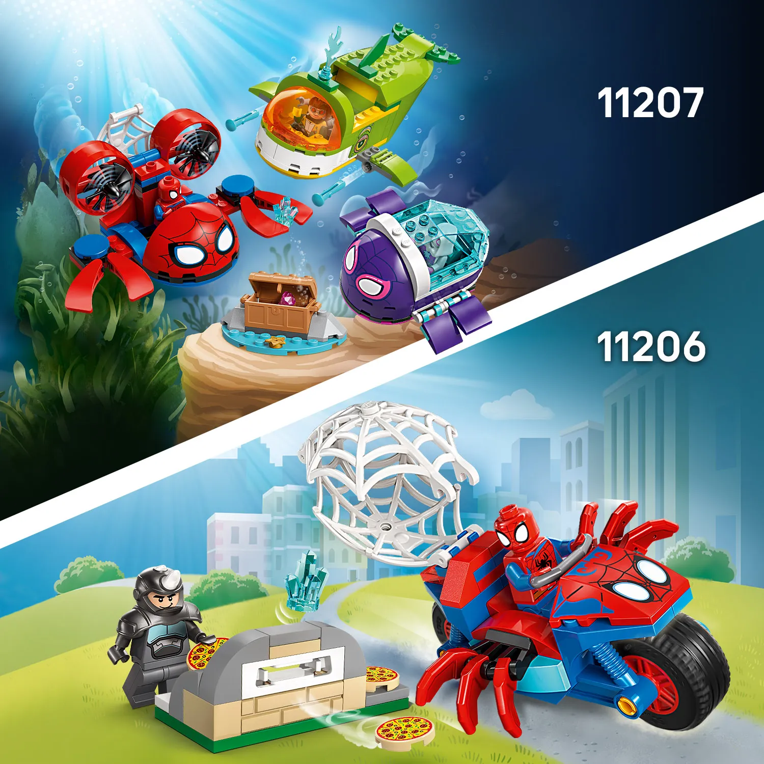 Больше веселья с наборами Паук и его невероятные друзья