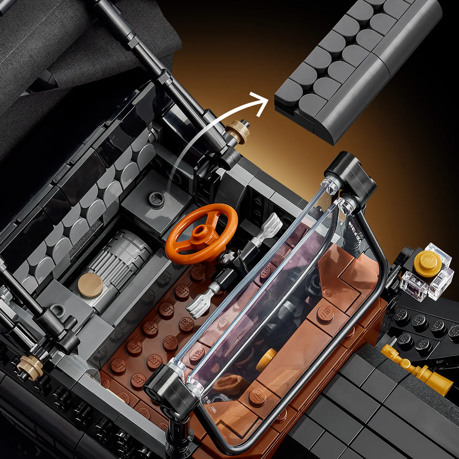 Кабина водителя в ретро-стиле