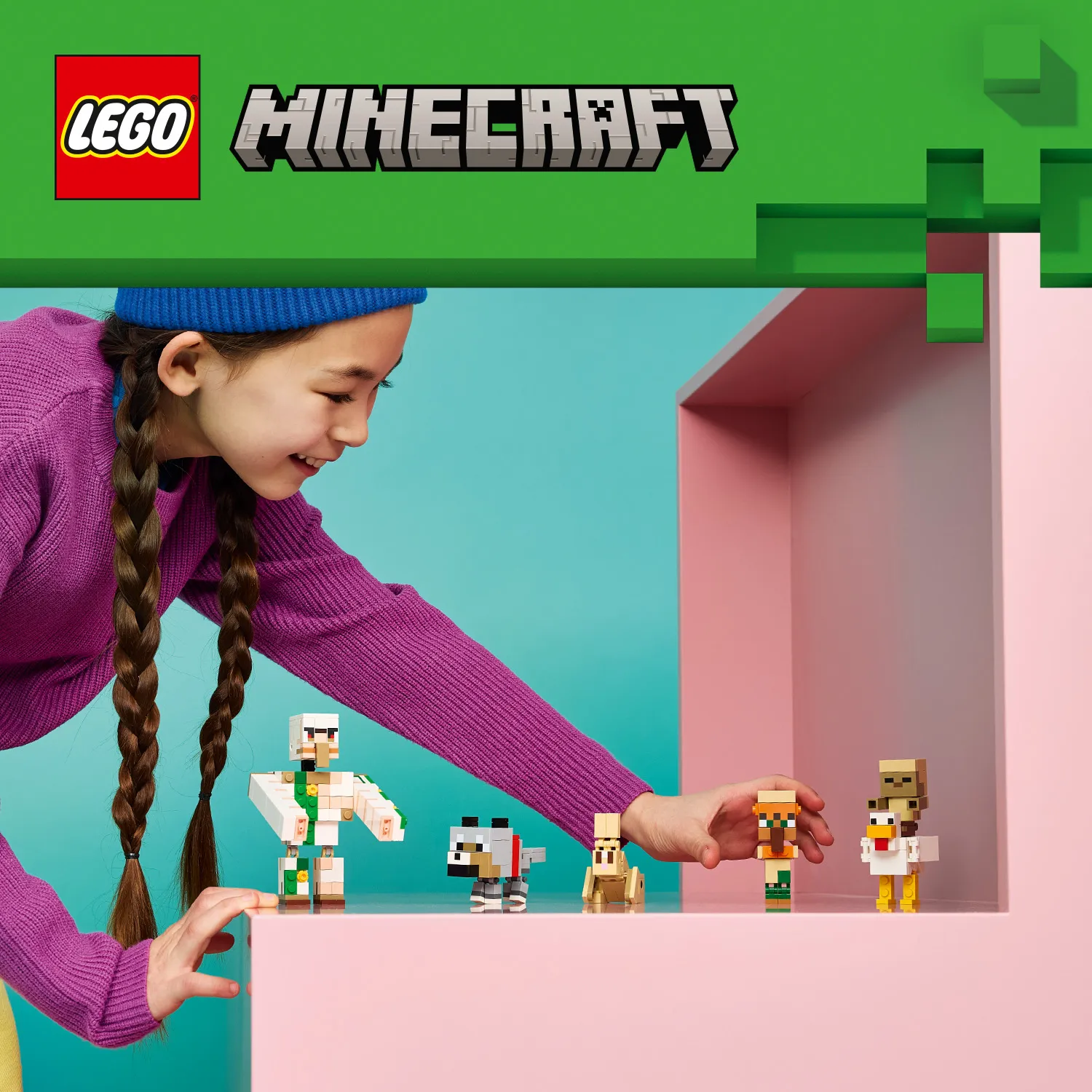 Фігурки Minecraft&reg; для гри й демонстрації