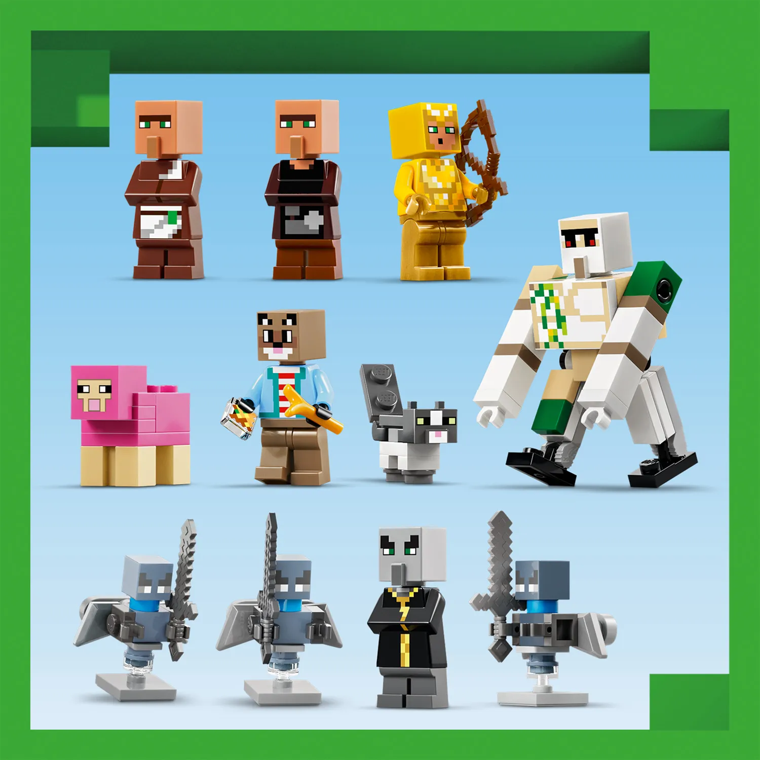 11 персонажів Minecraft&trade;