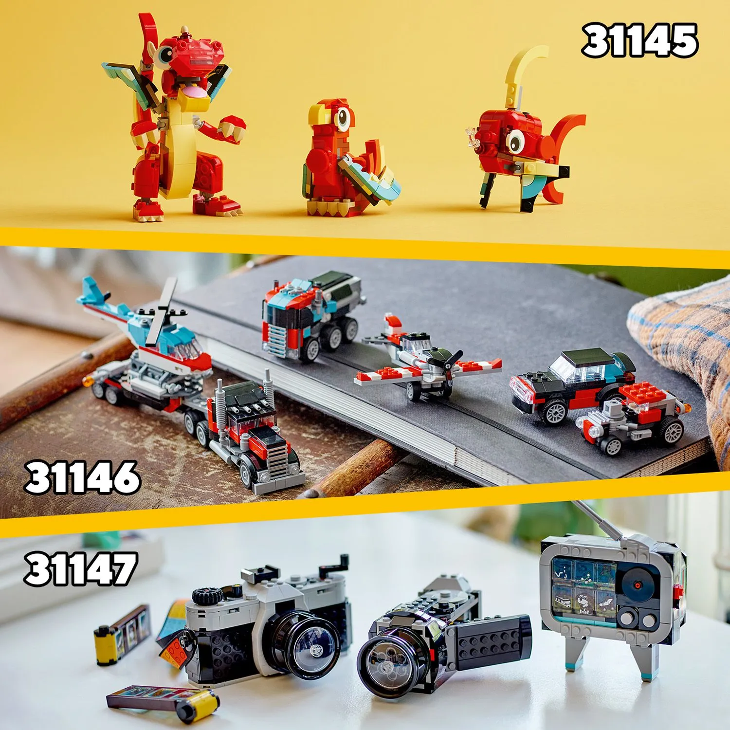 Відкрийте для себе інші набори LEGO® Creator 3в1