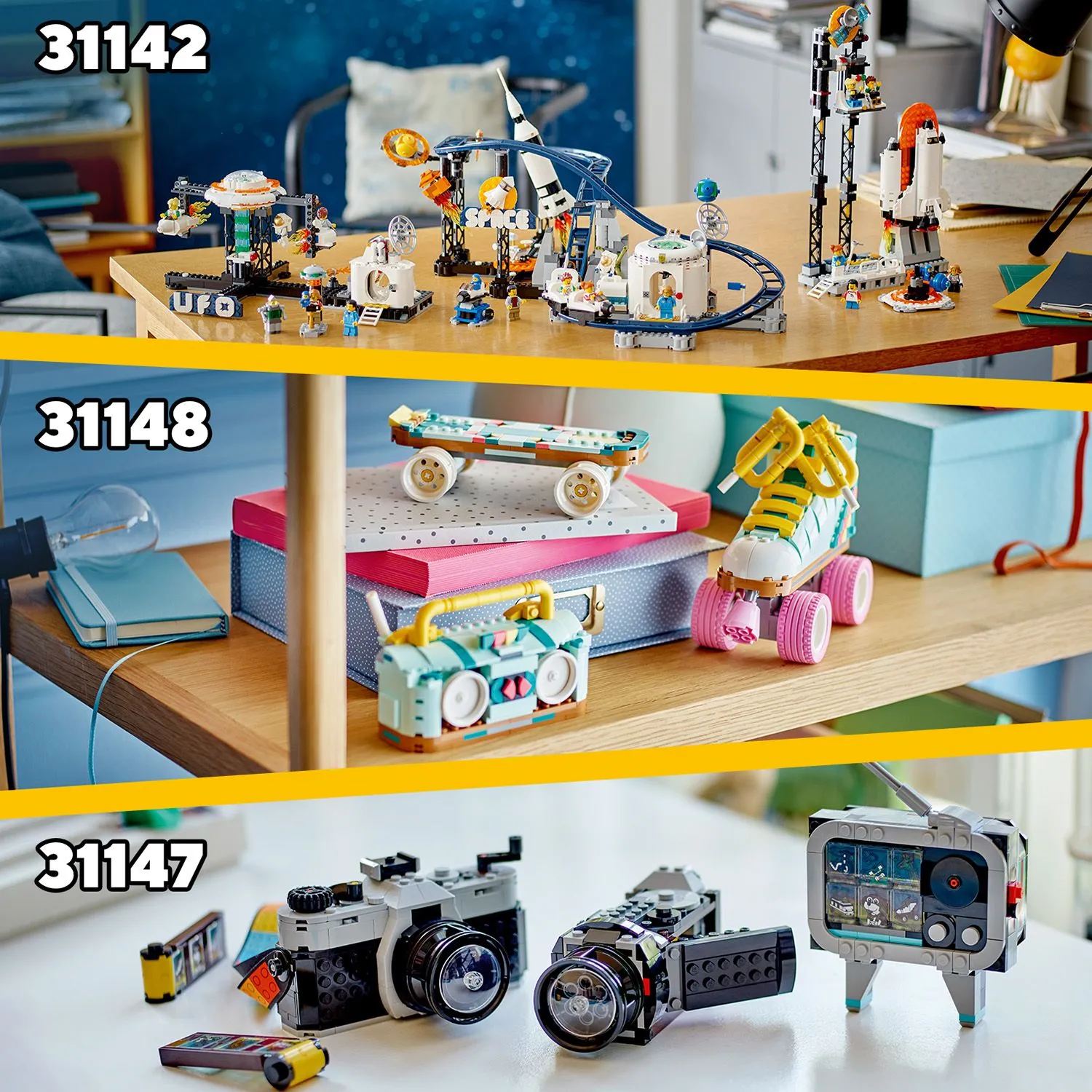 Посмотрите больше игровых наборов LEGO® 3в1 для детей