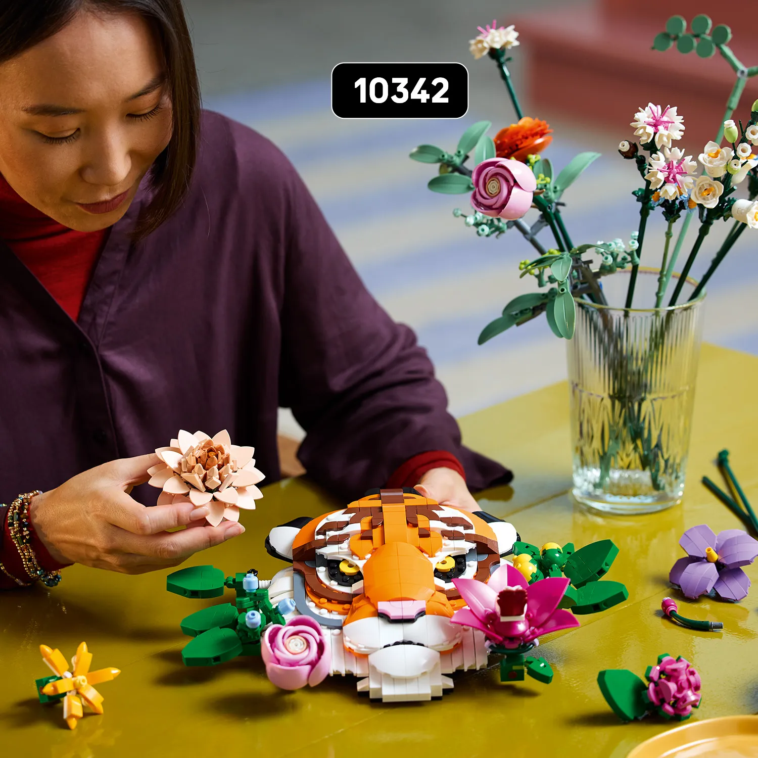 Перемістіть штучні квіти