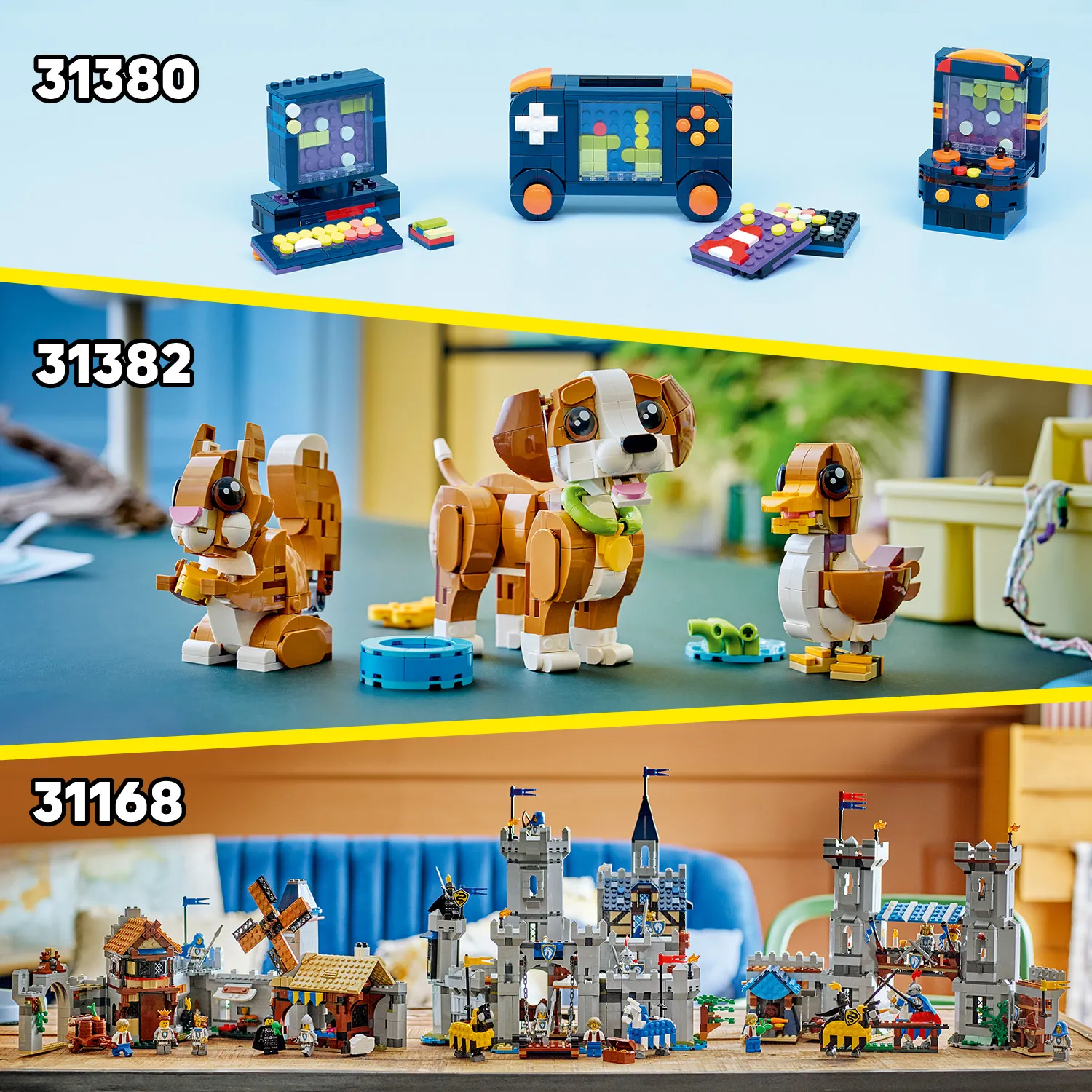 Відкрийте для себе інші набори LEGO&reg; Creator 3 в 1
