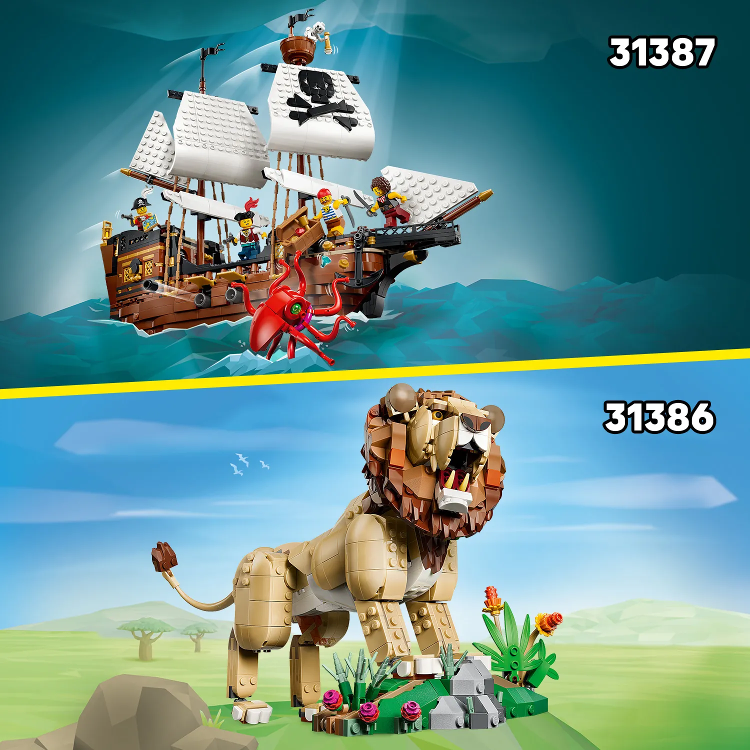 Перегляньте інші набори LEGO&reg; Creator 3 в 1
