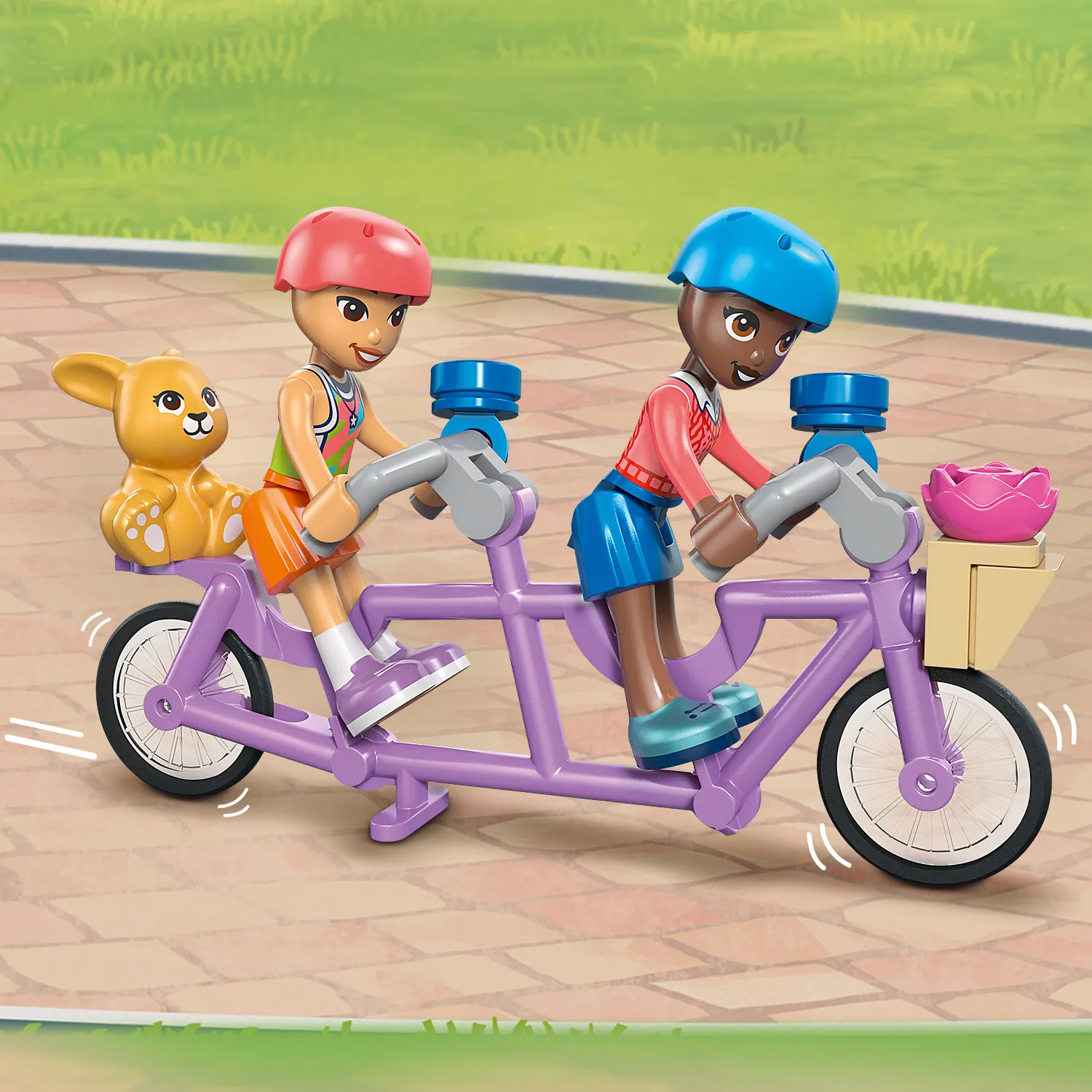 Велосипедные прогулки с другом