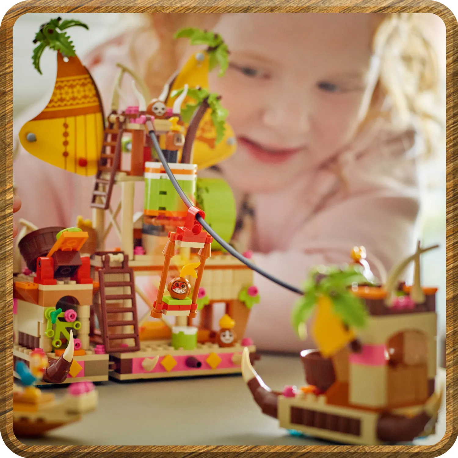 Раздельная лодка на зиплайне