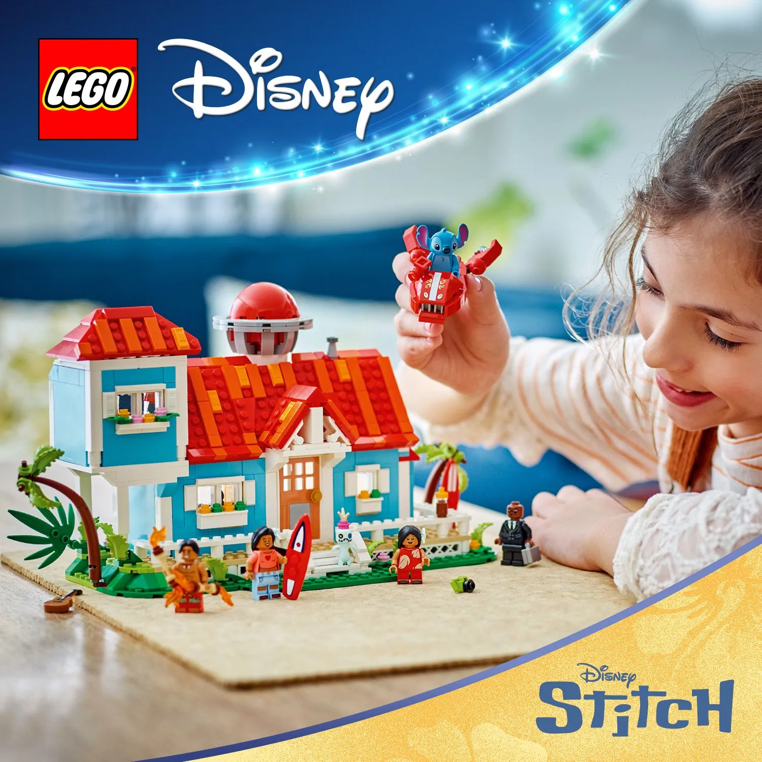 Веселий пляжний будиночок LEGO® | Disney