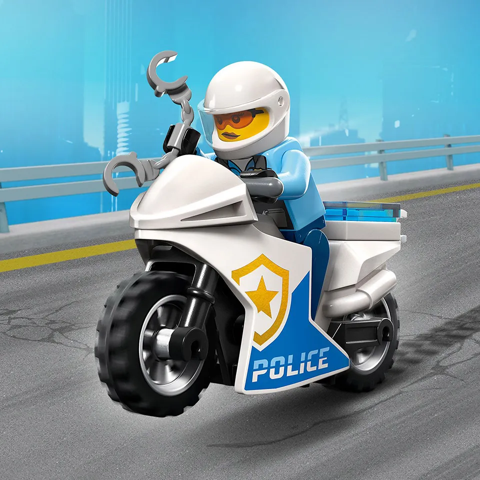 Крутий поліцейський мотоцикл