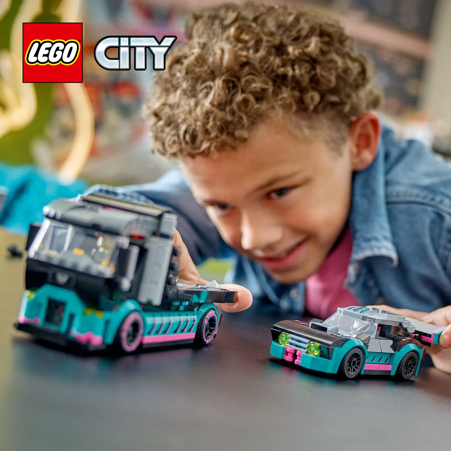 LEGO® автомобіль для перегонів й автовоз
