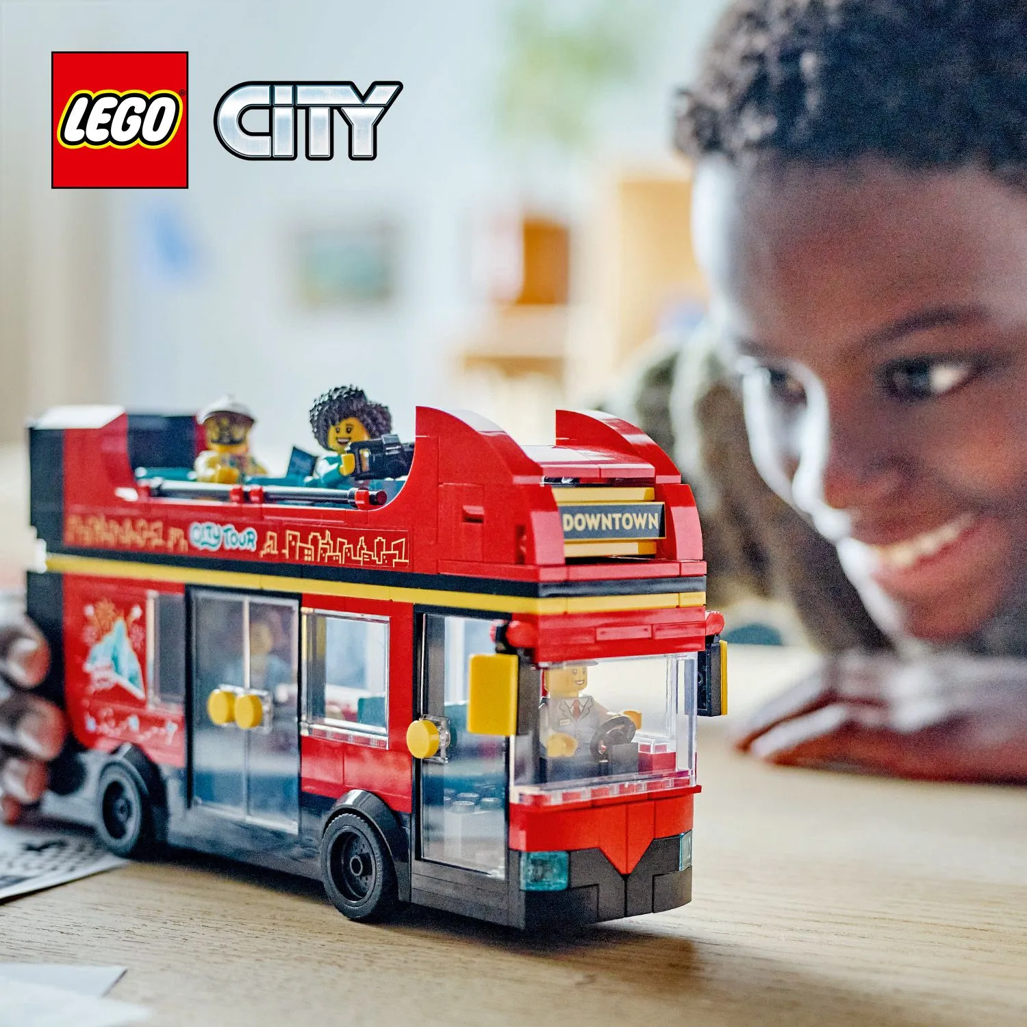 Іграшковий двоповерховий автобус LEGO® City