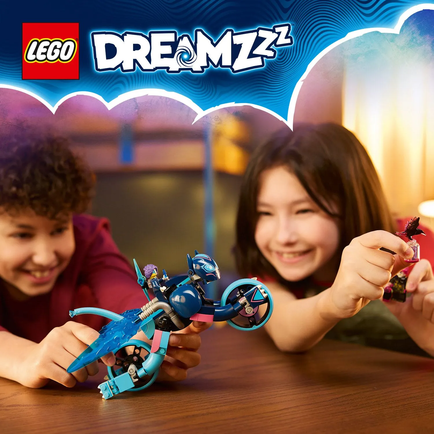 Кошачий мотоцикл LEGO® DREAMZzzzz™ для разжигания воображения