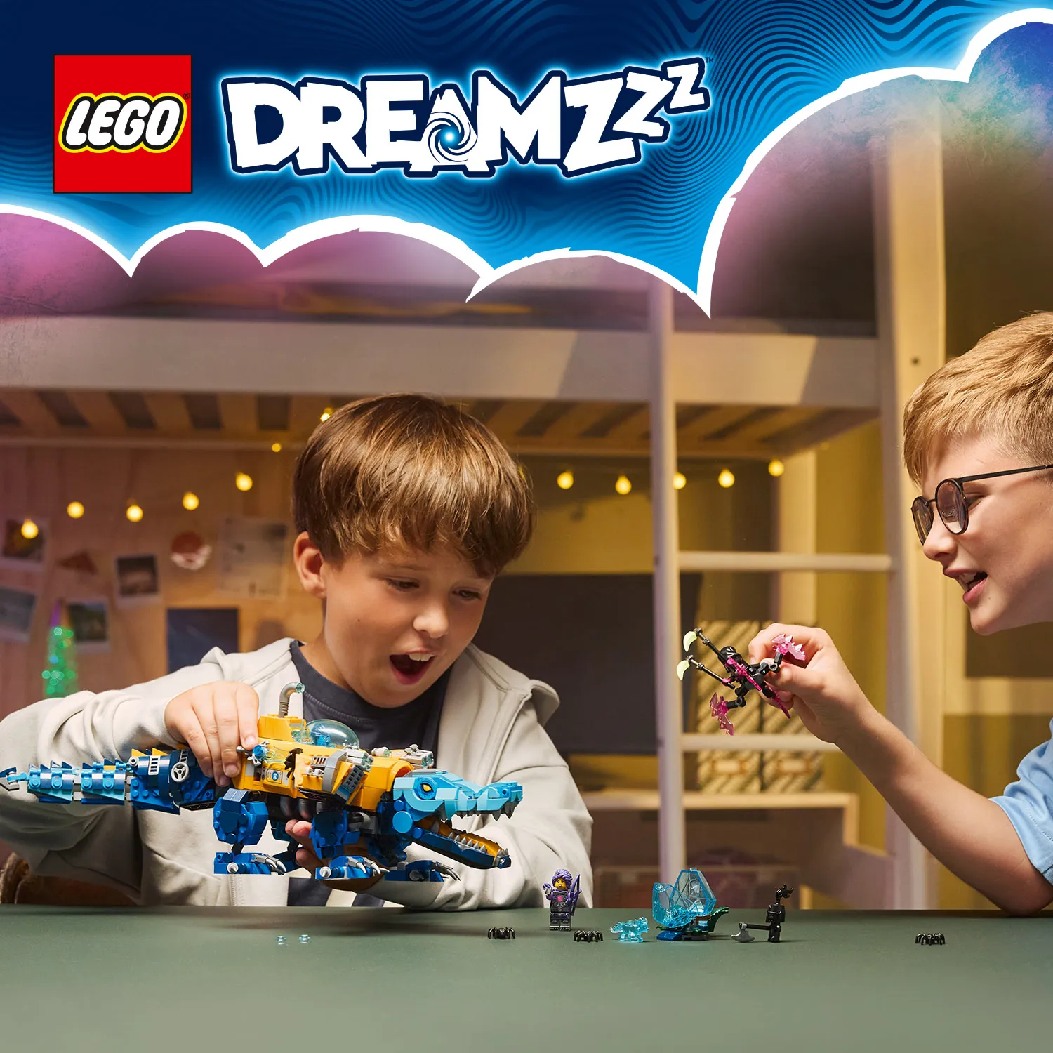 Потрясающий игрушечный крокодил LEGO&reg; DREAMZzz&trade;