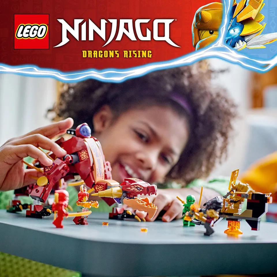 Крутий ігровий набір LEGO® NINJAGO® з драконом