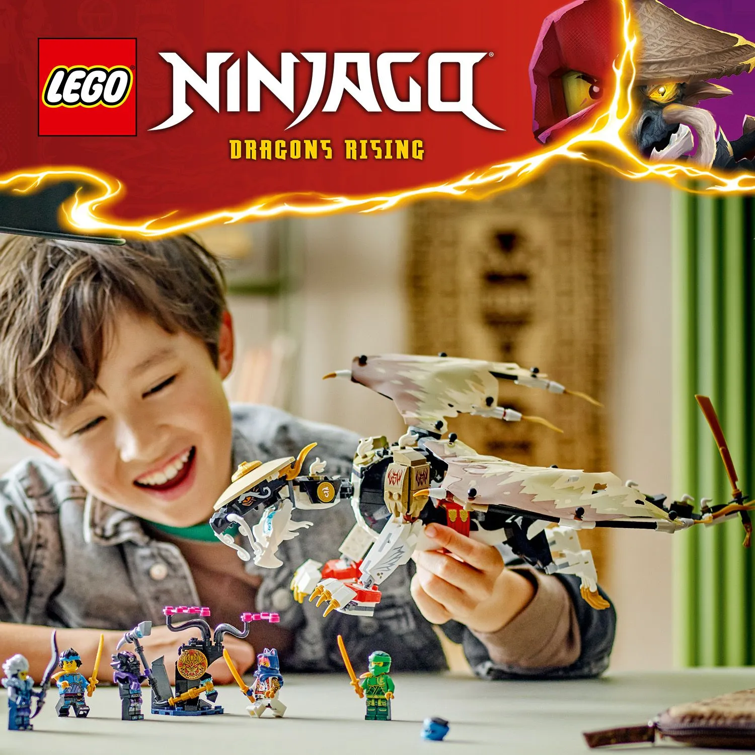 Приголомшливий набір LEGO® NINJAGO® з драконом