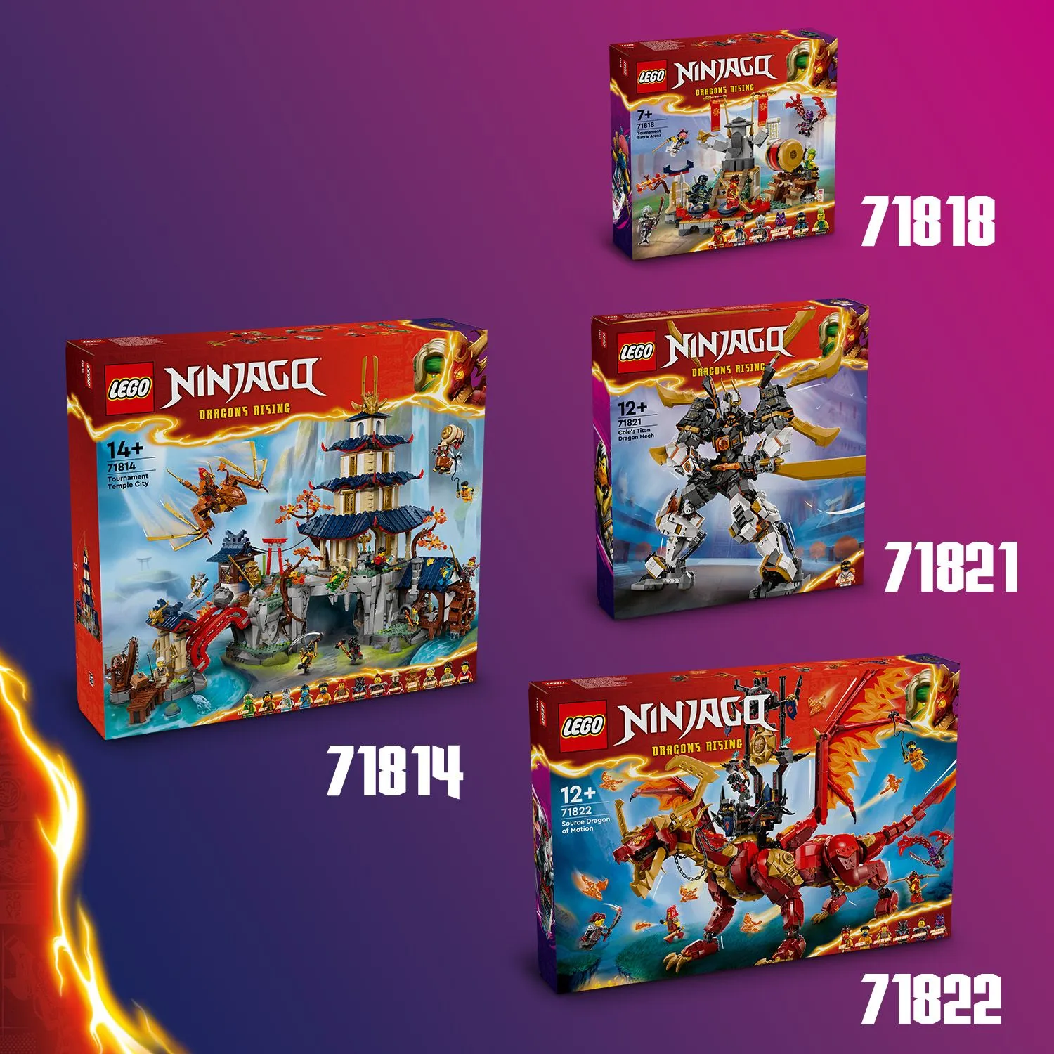 Більше наборів LEGO® NINJAGO® для колекціонування