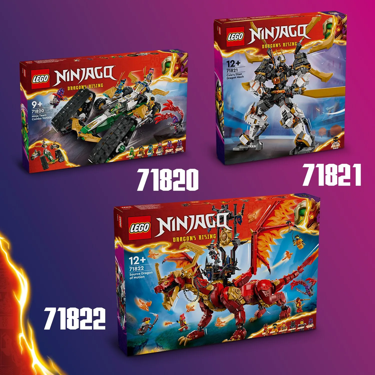 Больше наборов LEGO® NINJAGO® для коллекционирования