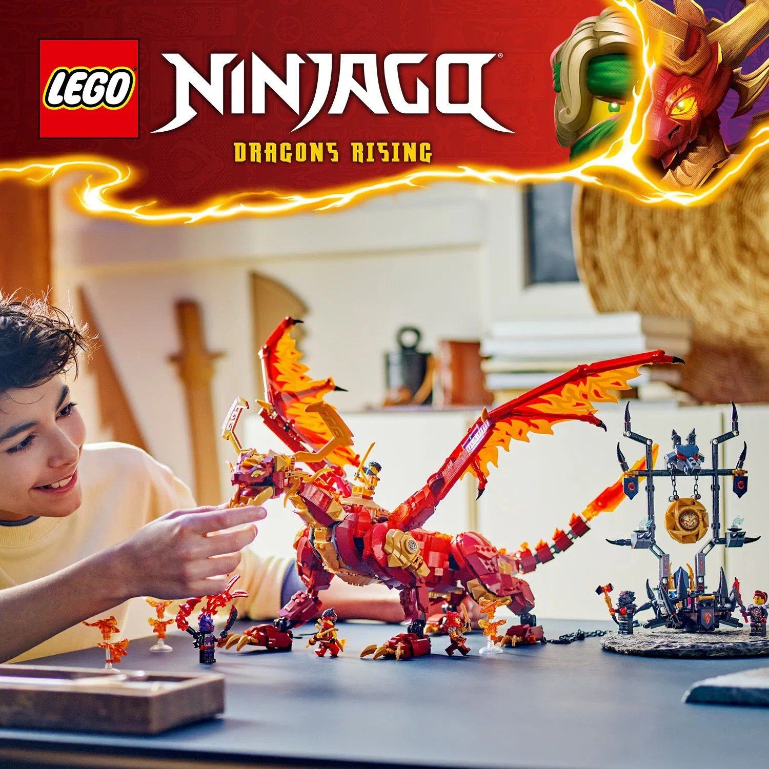 Самый большой в истории игрушечный дракон LEGO® NINJAGO®