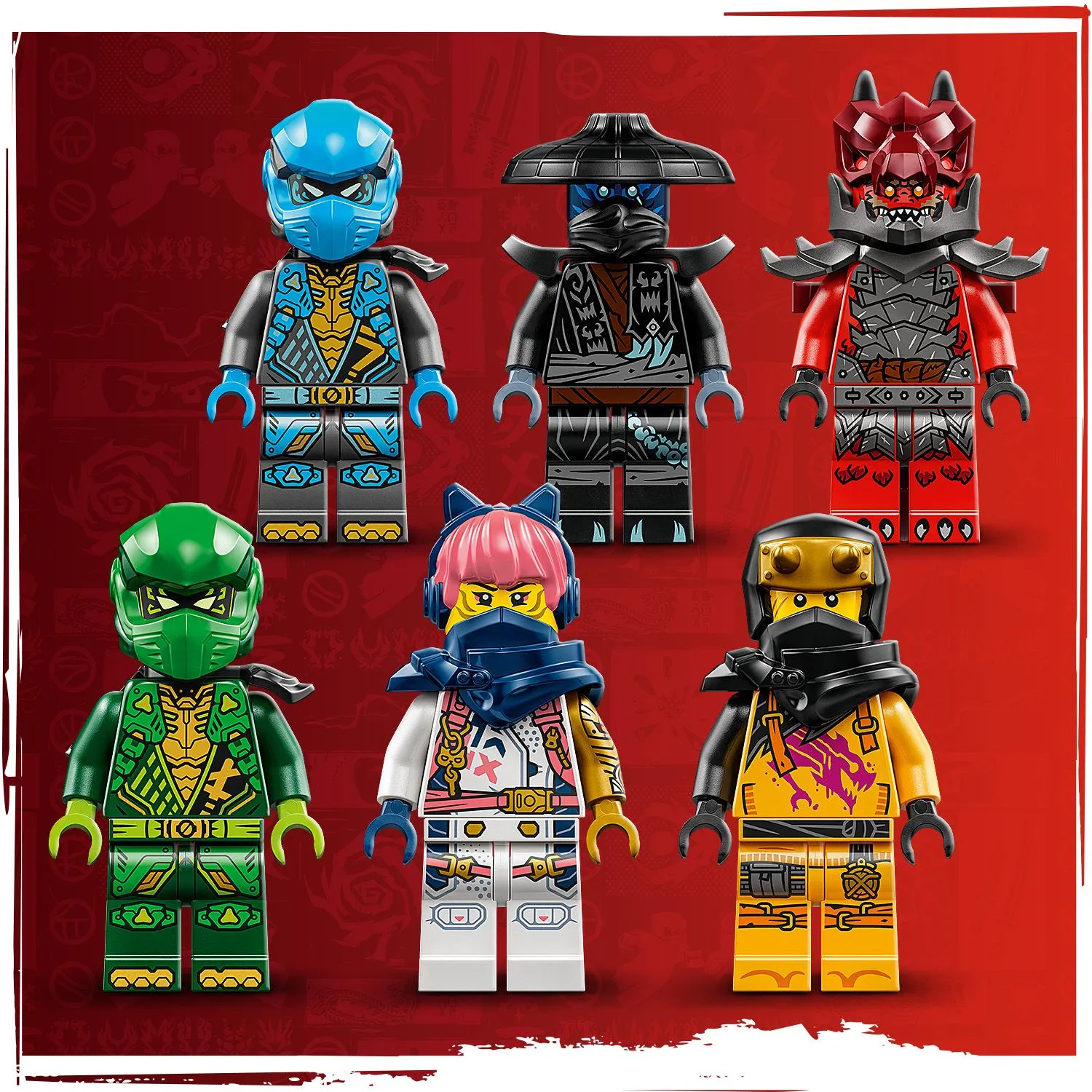 6 минифигурок NINJAGO®