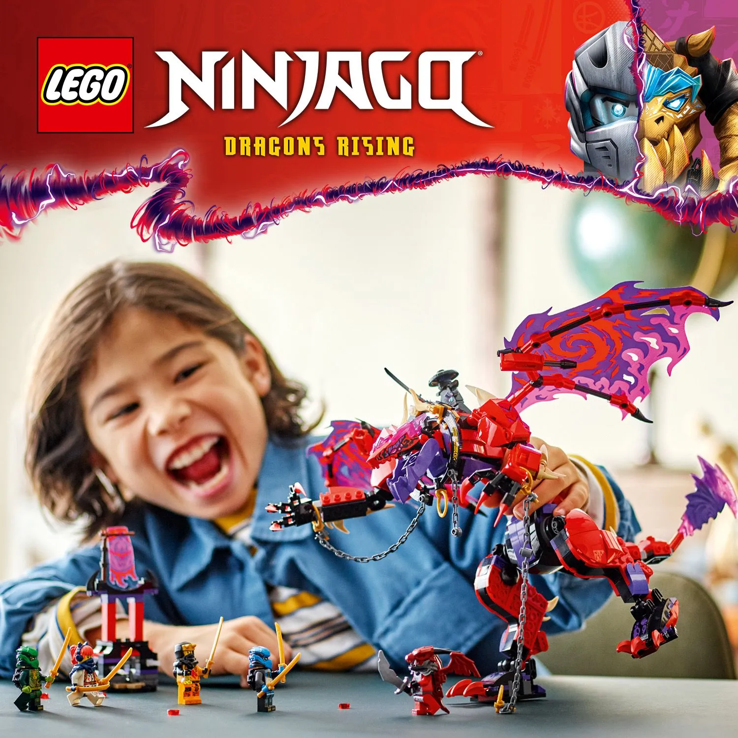Максимально подвижный дракон LEGO® NINJAGO®