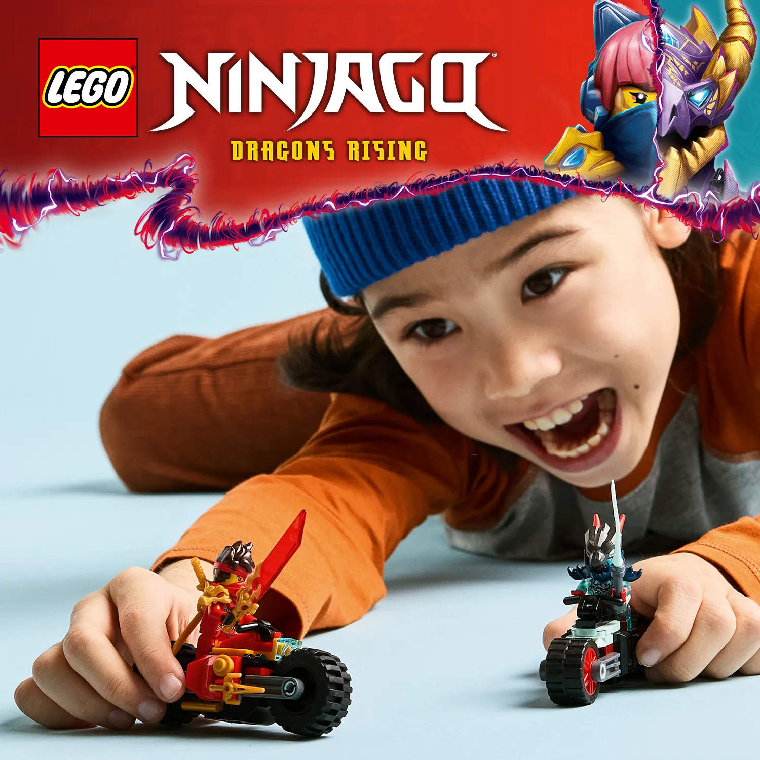 LEGO&reg; NINJAGO&reg; игровой набор с мотоциклом