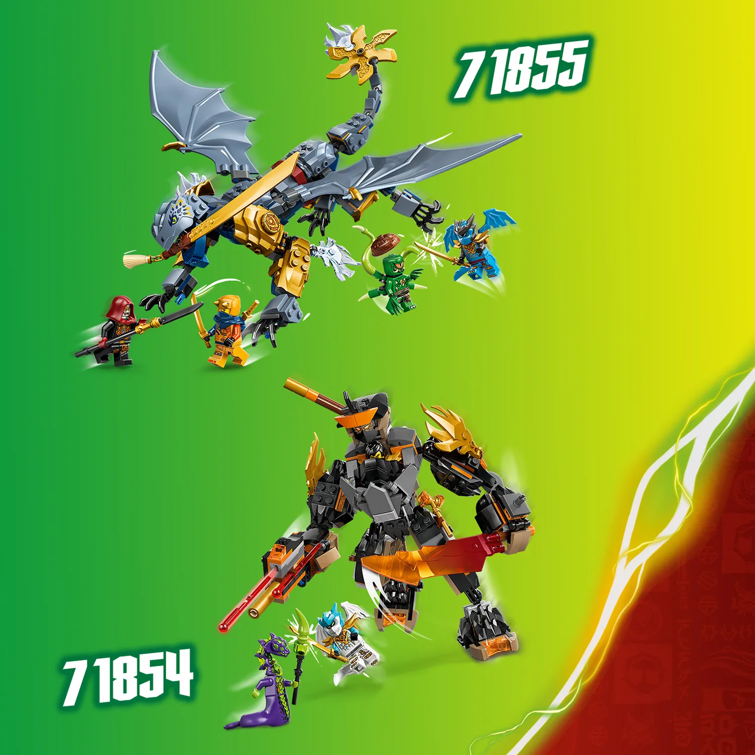 Використовуйте зброю з іншого набору LEGO&reg; NINJAGO&reg;