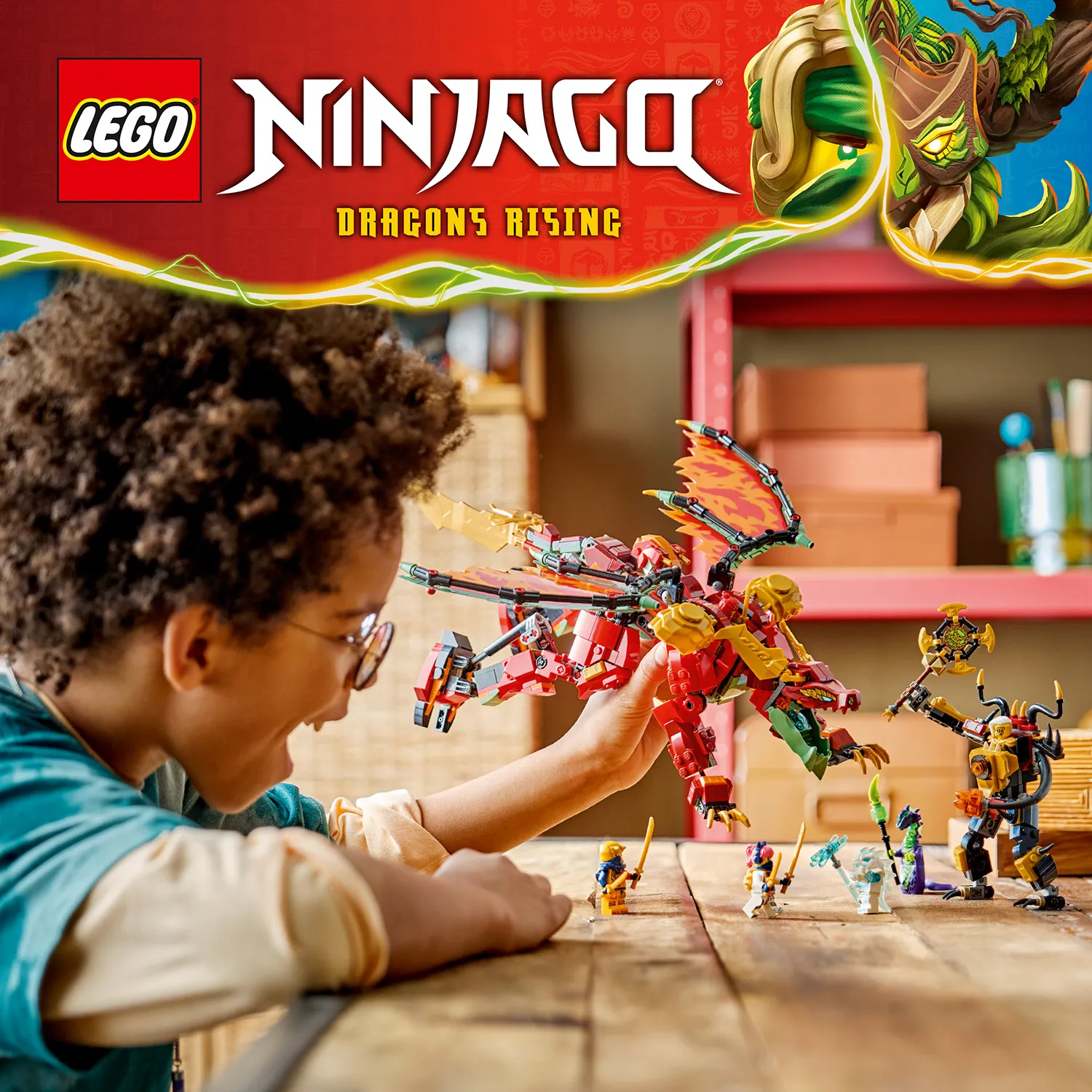 LEGO&reg; NINJAGO&reg; Дракон-трансформер Вайлдфаєр