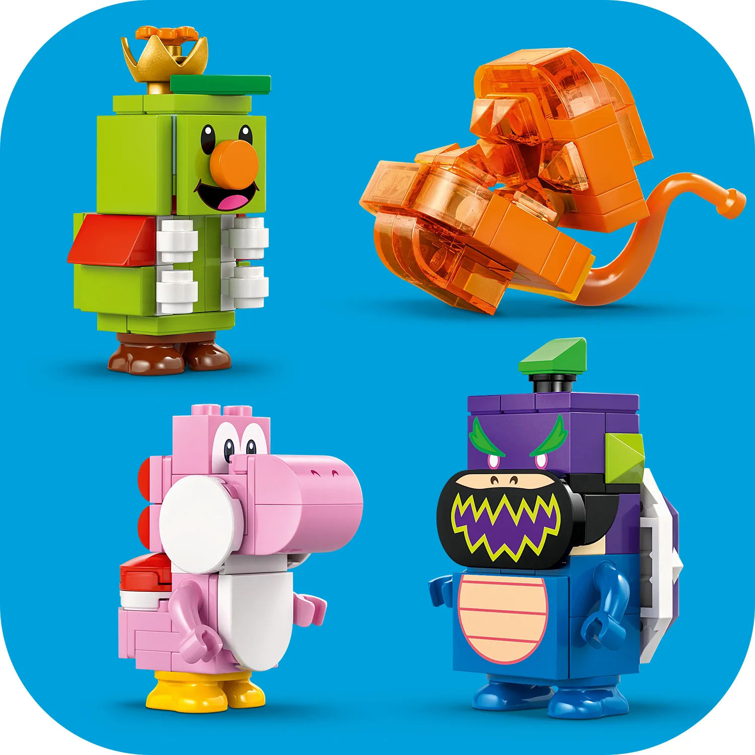 Четыре фигурки LEGO&reg; Super Mario