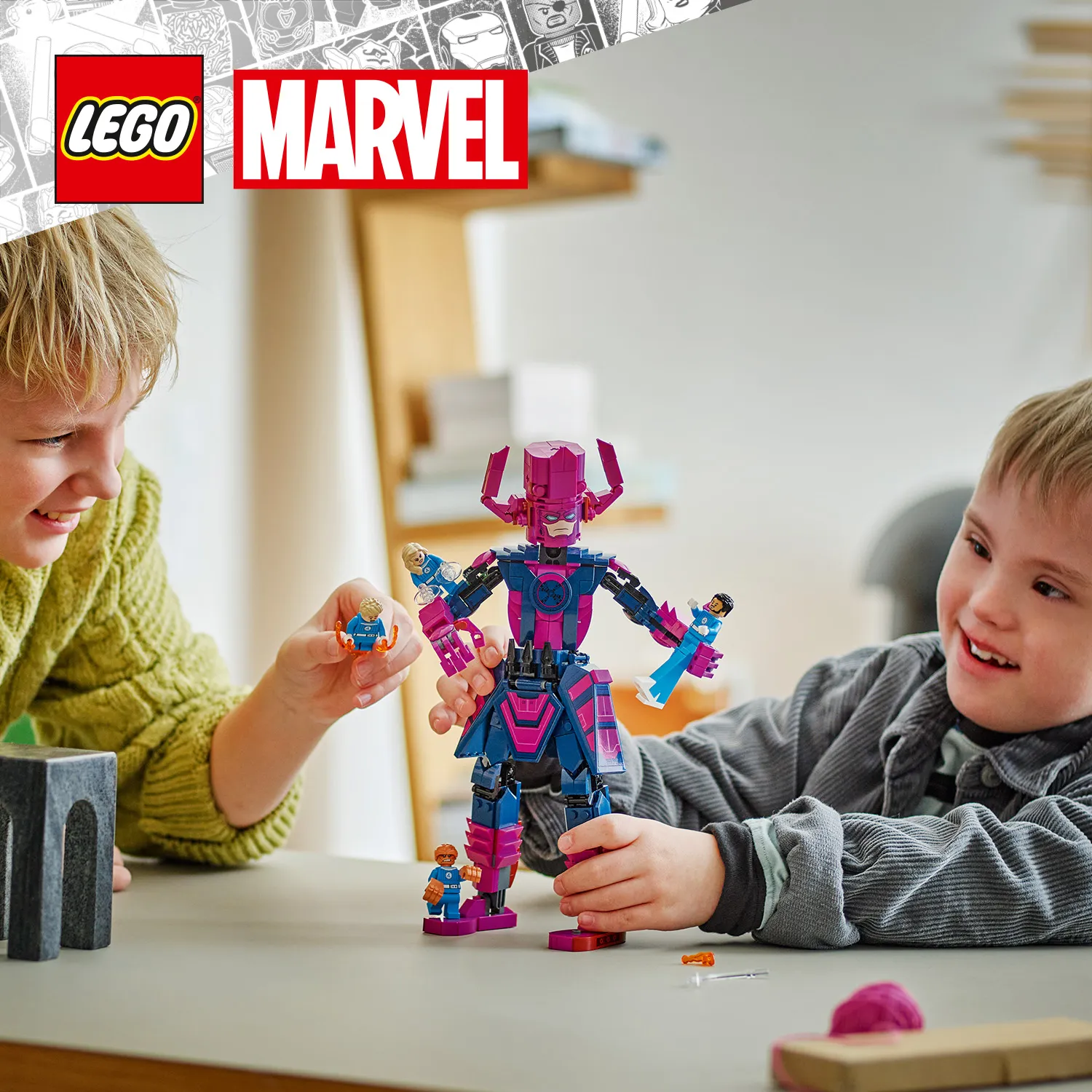 Первый набор LEGO&reg; &laquo;Фантастическая четвёрка&raquo;!