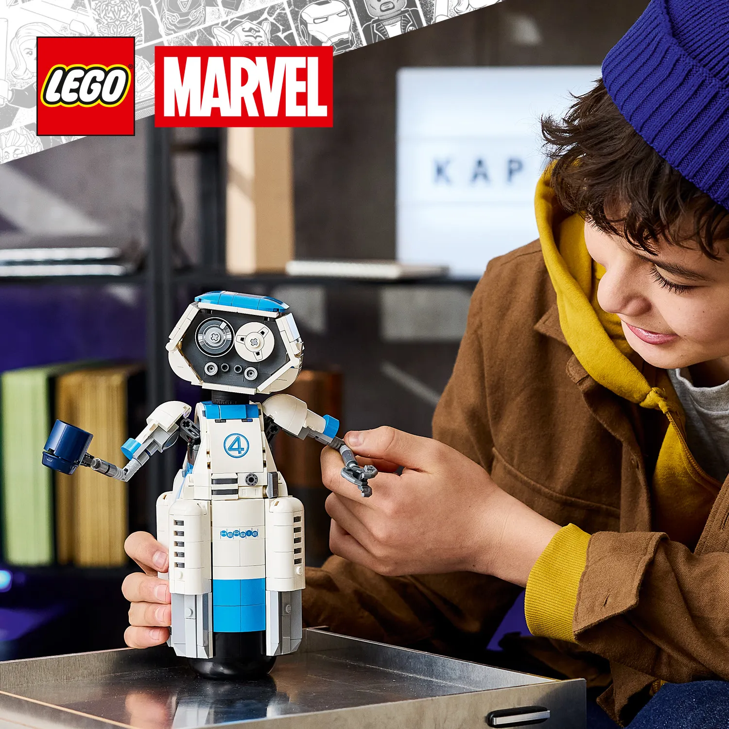 Веселі ігри з роботами LEGO&reg; разом із H.E.R.B.I.E.