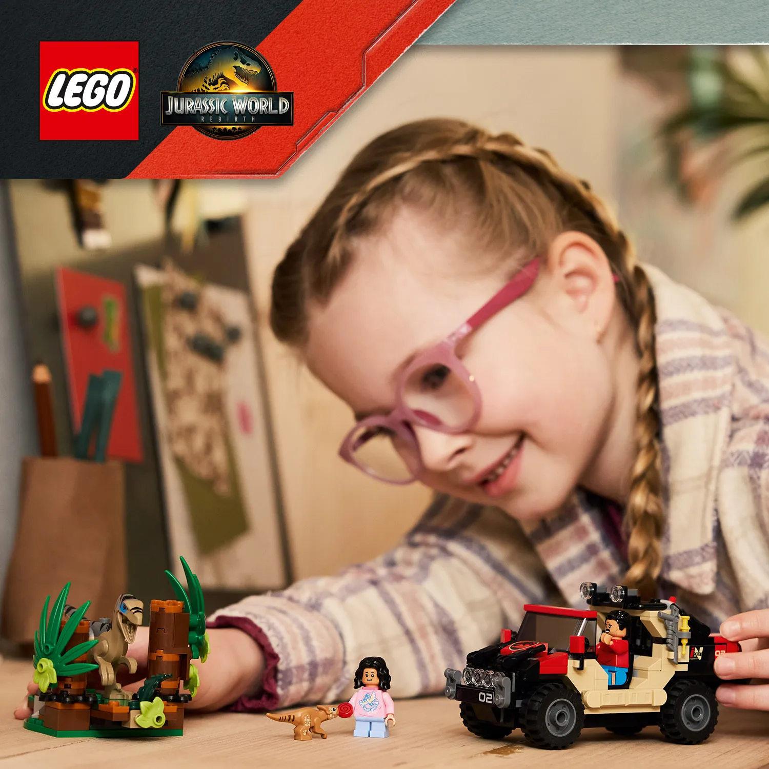 Крутий набір для сюжетних ігор з динозаврами