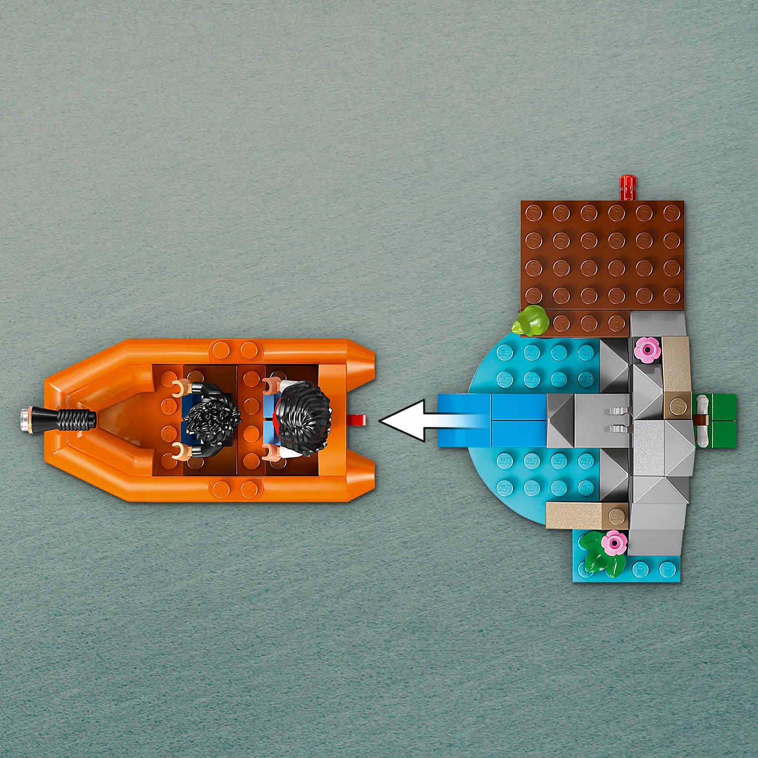 Пускова установка для човнів на причалі