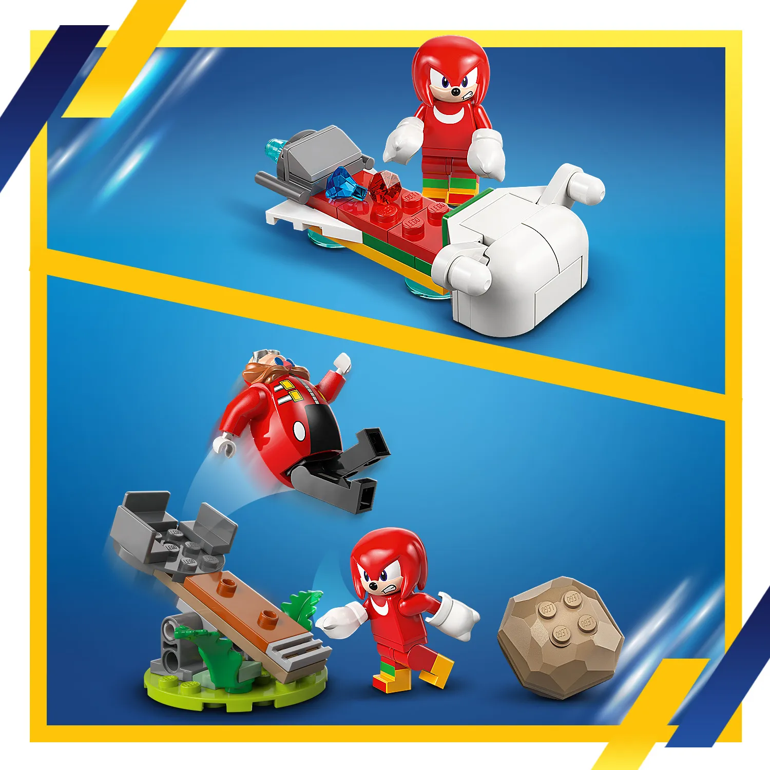 Гіроскутер, катапульта й валуни