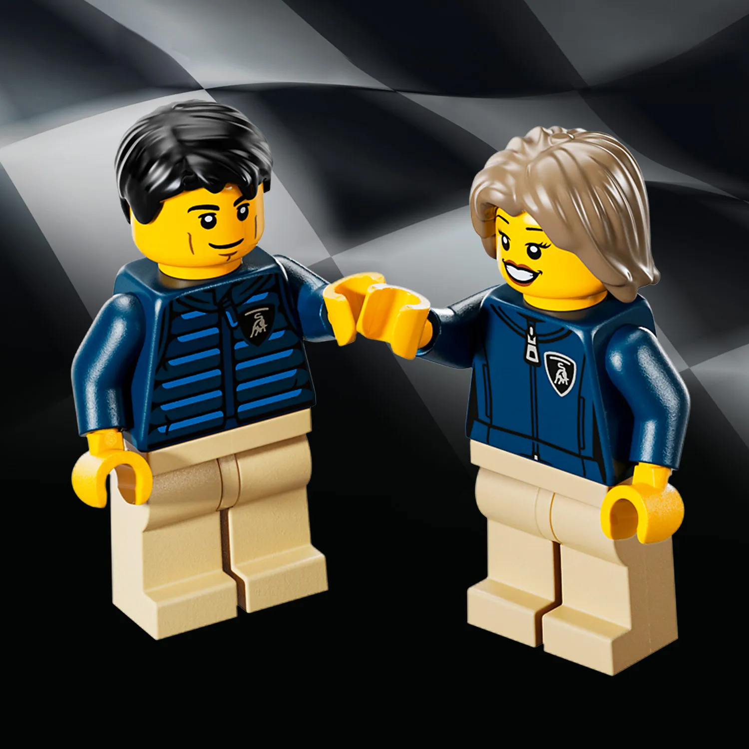 2 мініфігурки водіїв Lamborghini