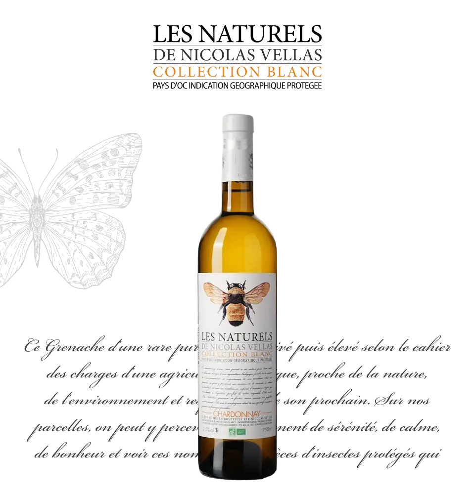 Фото 1 Les Naturels De Nicolas Vellas Chardonnay Bio IGP Pays D'Oc