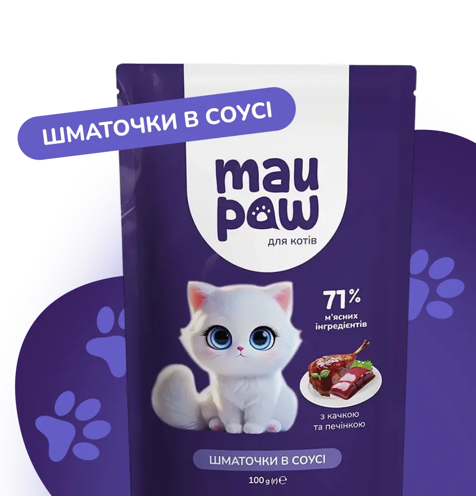 Фото 2 Корм для котів MAU PAW