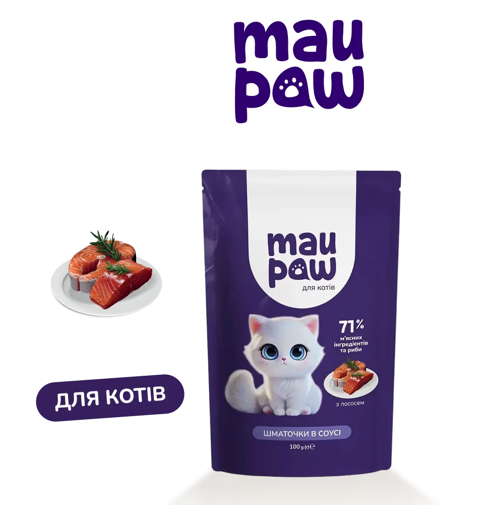 Фото 1 Корм для котів MAU PAW